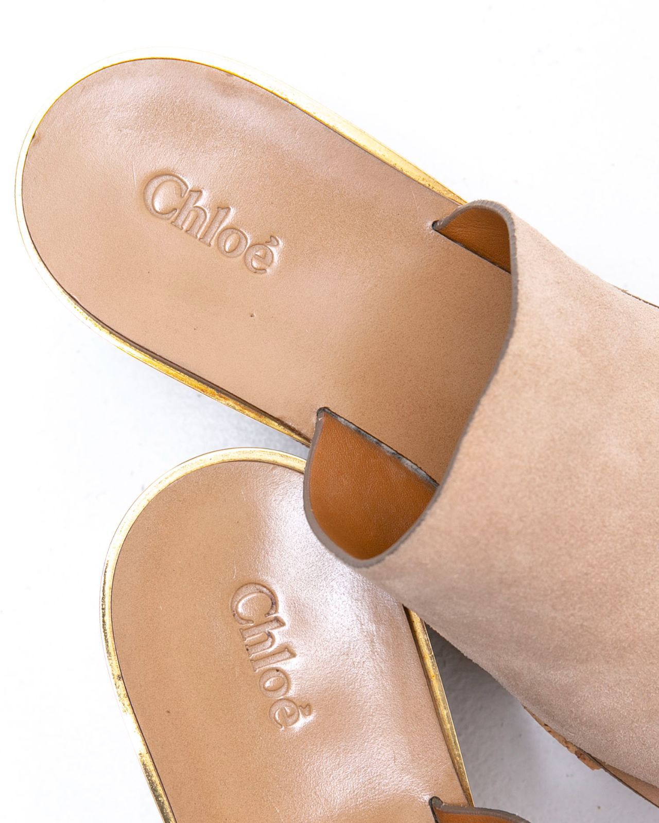 Chloe クロエ 厚底コルクウェッジサンダル011855 箱なし_iD260611-002