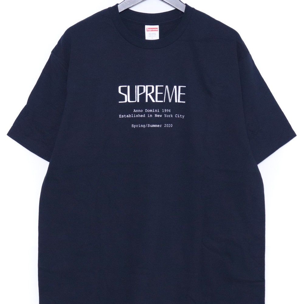 未使用 SUPREME Anno Domini Tee Lサイズ ネイビー - メルカリ