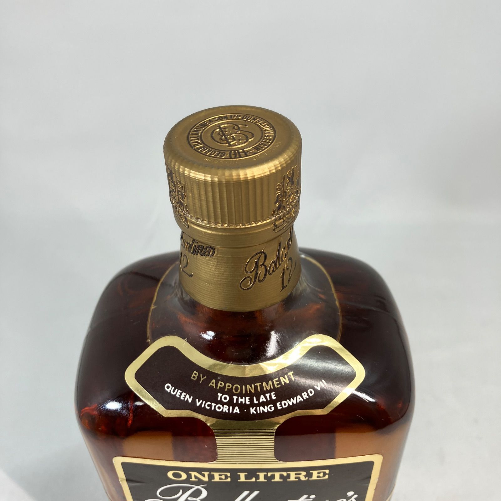 古酒 バランタイン 12年 ビンテージ ウイスキー 特級 未開栓 1L ボトル 
