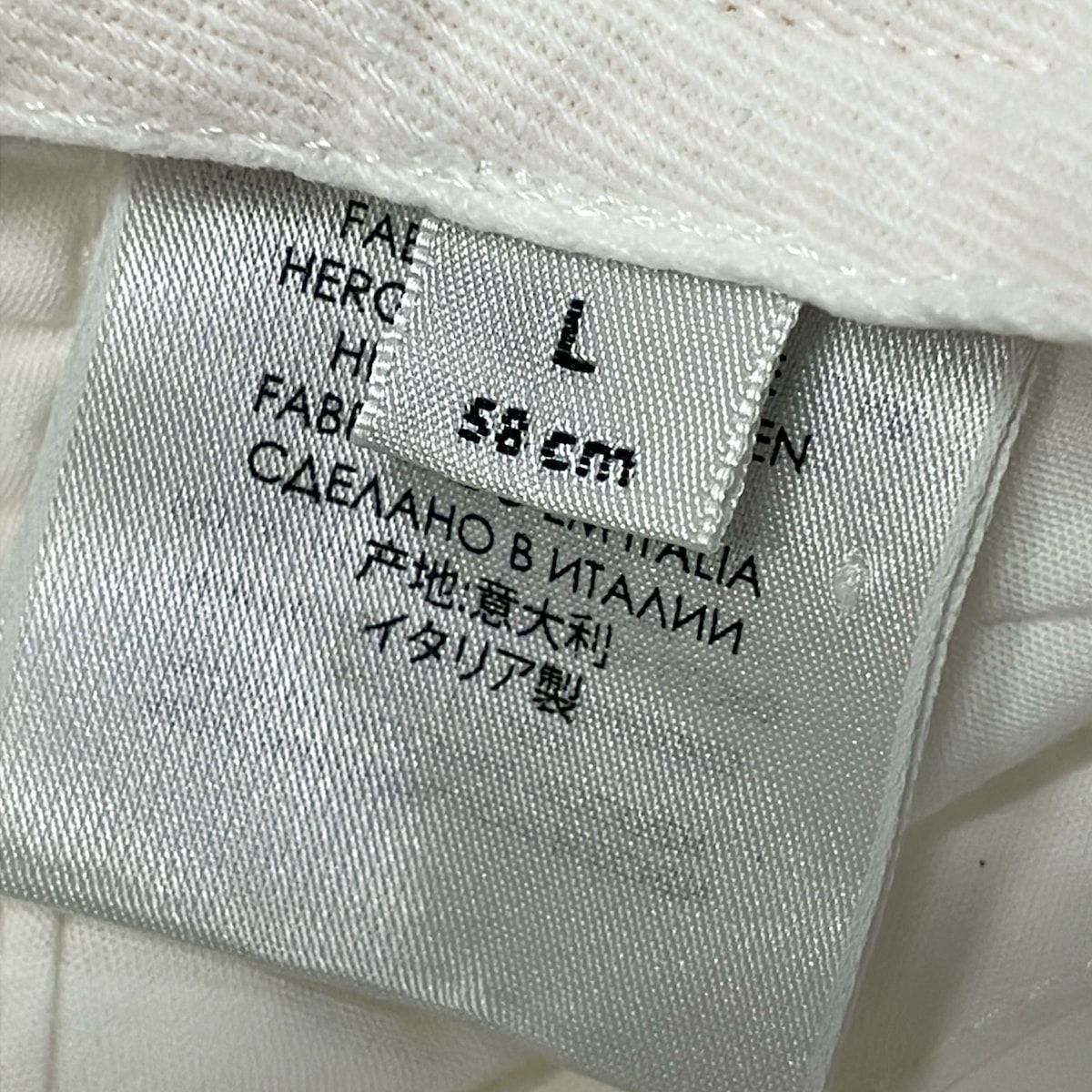 BALENCIAGA(バレンシアガ) キャップ L（58cm） - 白 HOTEL&RESORTS