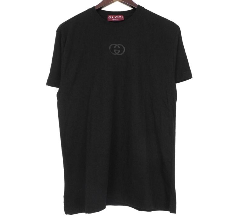 グッチ GUCCI 【 854394 XJHN0 】 フロント ロゴ 刺繍 半袖 Tシャツ