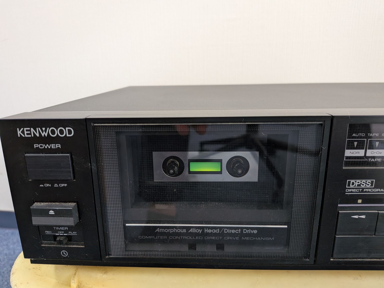 通電確認済】KENWOOD KX-880SRII カセットデッキ ケンウッド ジャンク