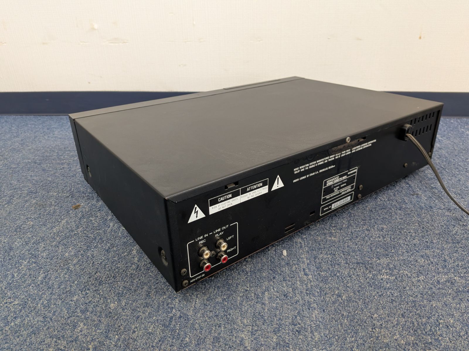 通電確認済】KENWOOD KX-880SRII カセットデッキ ケンウッド ジャンク