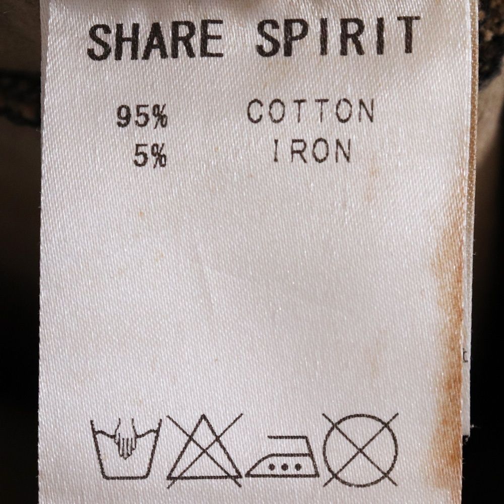 SHARE SPIRIT ダメージ加工デニムパンツ Mサイズ ブラウン HFA515
