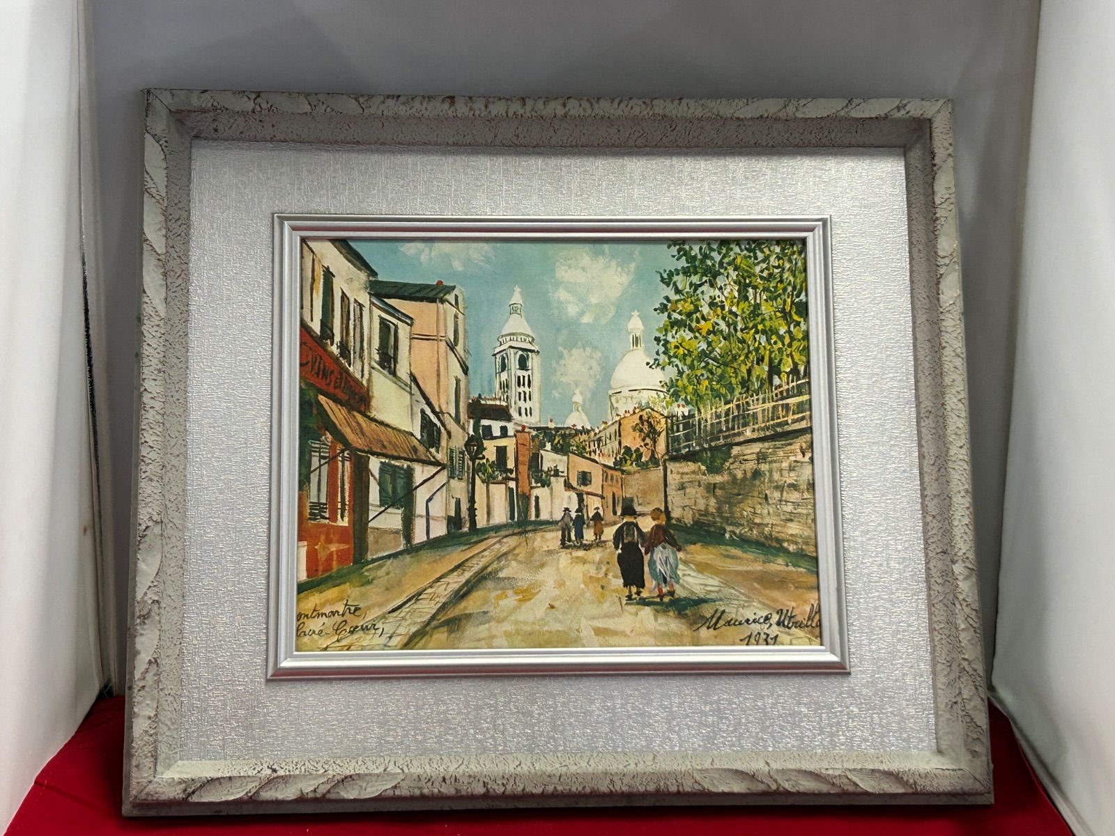 モーリス・ユトリロ 「モンマルトル」風景画の複製画 商品番号 ⑩