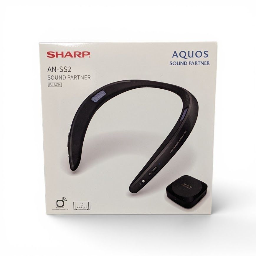 【新品未使用】AQUOS SHARP AN-SS2 ネックスピーカー ブラック SHARP AN-SS2 ネックスピーカー ブラック - メルカリ