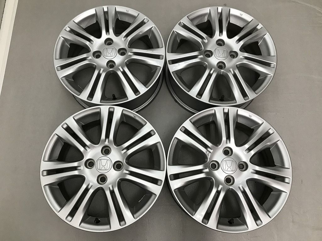 ◎小傷 良品 HONDA GE系 フィットRS 純正 16inc 6J +53 100/4H 即納 個人宅OK 4本 検) GD GK GR GP シャトル フリード グレイス インサイト