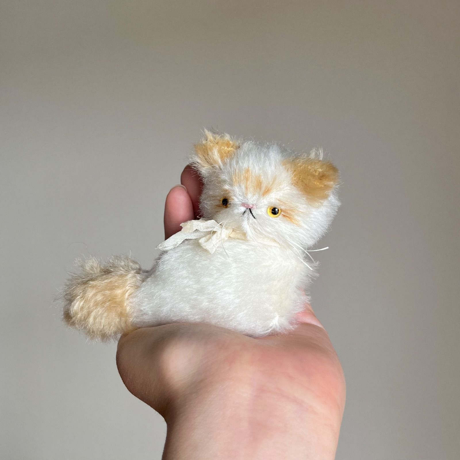 とけそうな、ねこ ( 茶トラ白の子 ) Cora 猫 ぬいぐるみ 作家