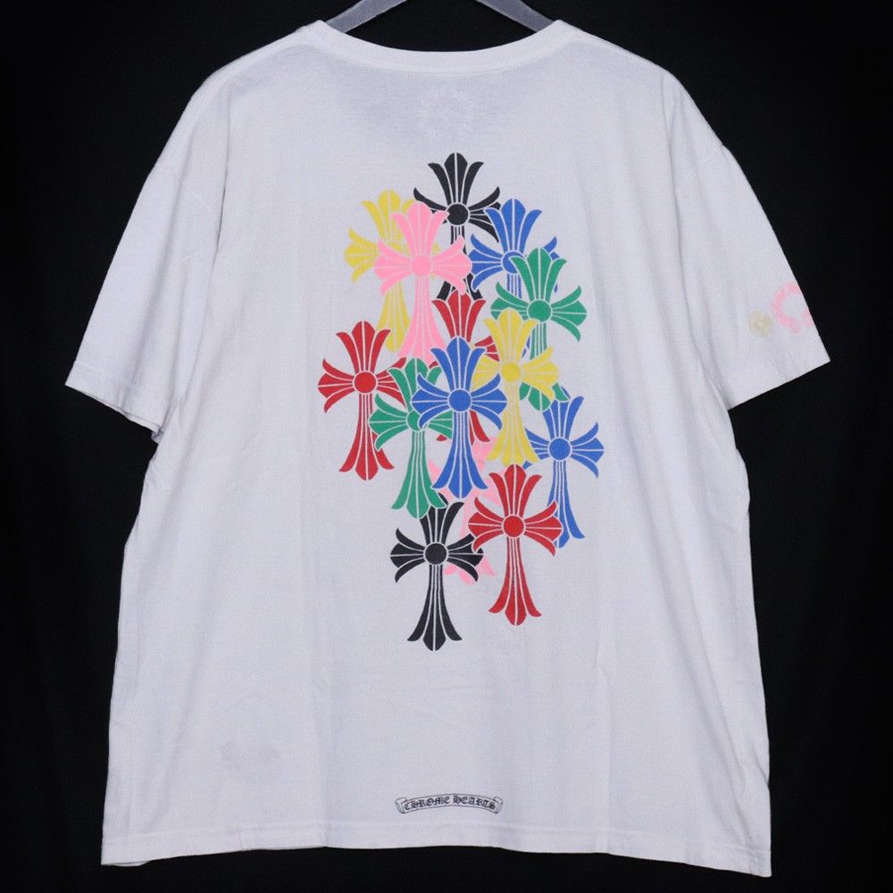 CHROME HEARTS マルチカラーセメタリークロスTシャツ XLサイズ