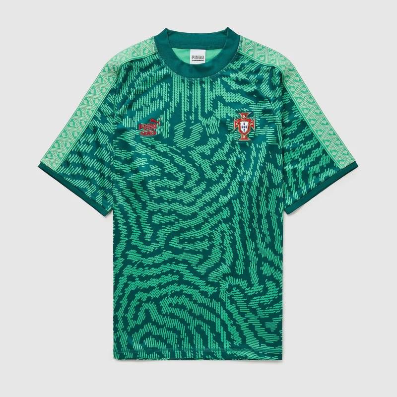 【送料無料・匿名配送】PUMA プーマ ポルトガル代表 2026 サレヘ・ベンブリー コラボ 公式 シャツ 緑 豪華仕様 ジャージ 新品 正規品
