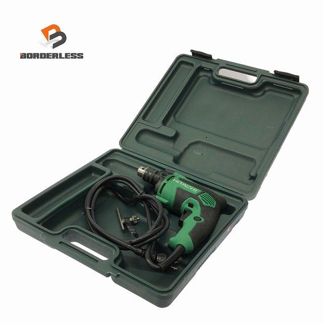 ☆美品☆HITACHI 日立工機 100V 変速ドリル D10VH2 電動工具 穴あけ加工 木工 日曜大工130167