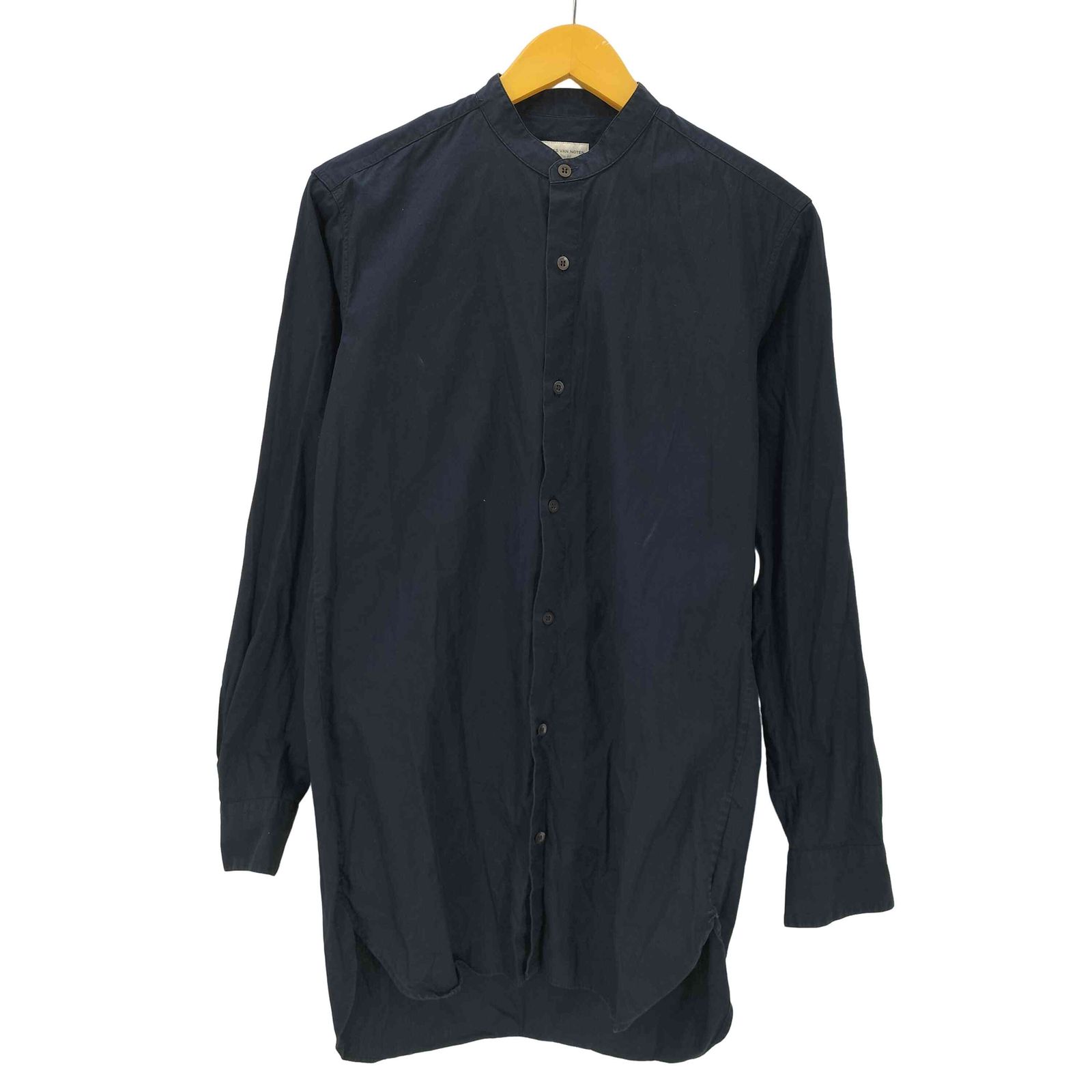 ドリスヴァンノッテン DRIES VAN NOTEN Band Collar Plain Shirt