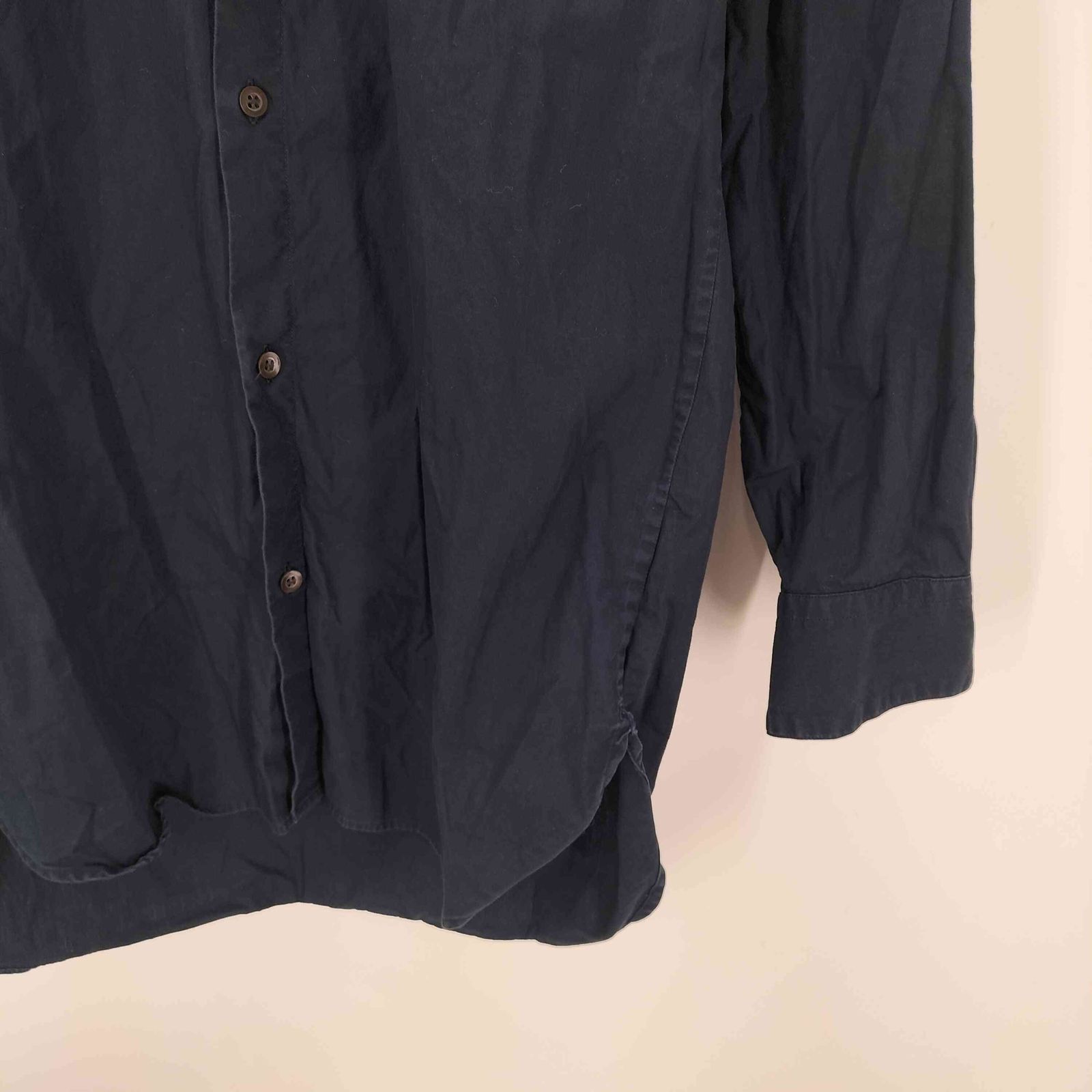 ドリスヴァンノッテン DRIES VAN NOTEN Band Collar Plain Shirt 
