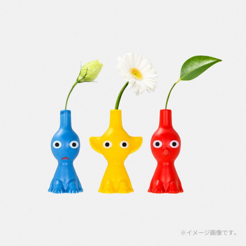一輪挿し ピクミン 花瓶 3つセット【Nintendo TOKYO/OSAKA取り扱い商品