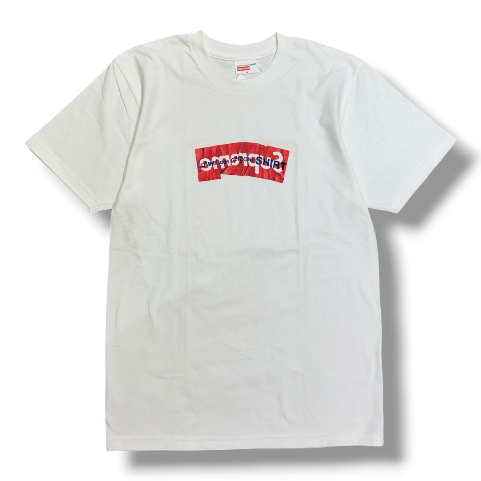 値引き不可 17SS supreme コムデギャルソン ボックスロゴ Tシャツ 未使用 Supreme × COMME des GARCONS SHIRT 17SS Box Logo Tee