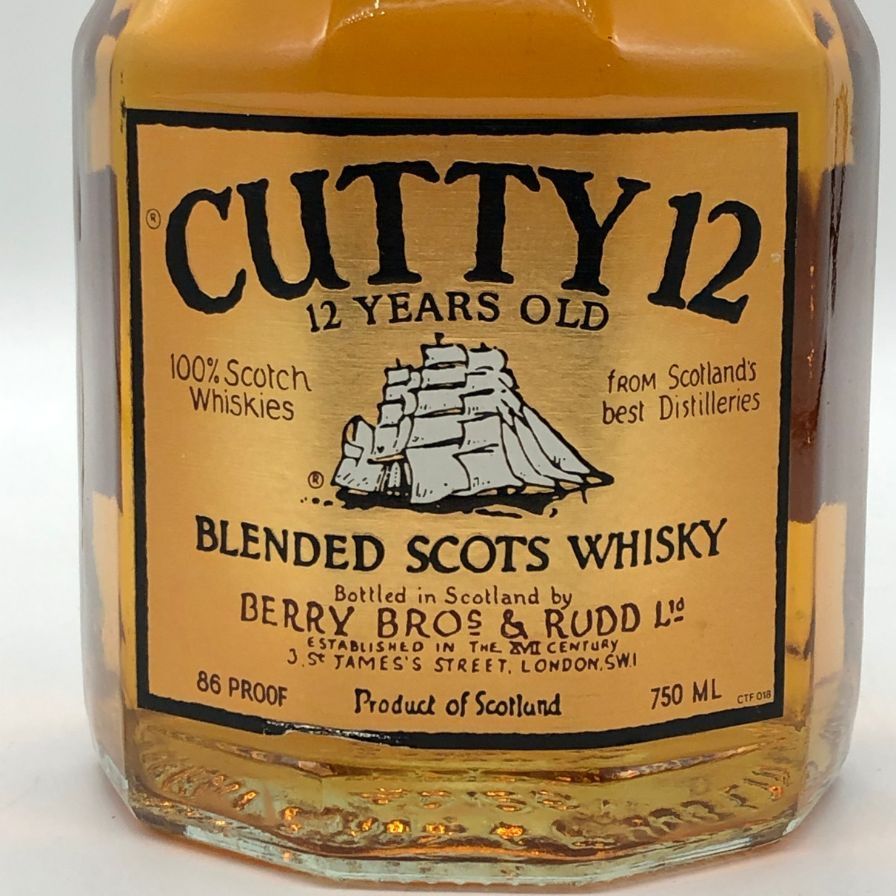 古酒2本 スコッチウィスキー CUTTY12 /BURN STEWART12年 カティサーク 12年 750ml 43% 未開栓 スコッチ - メルカリ
