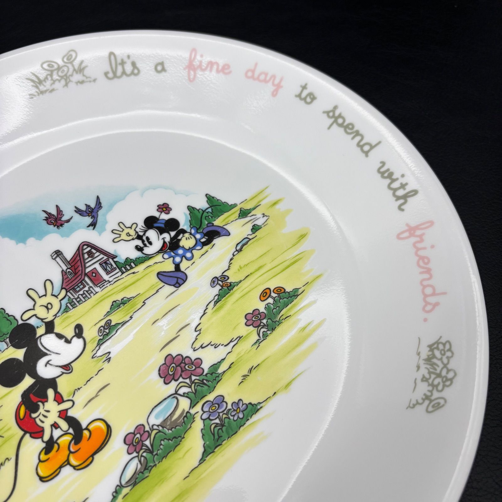 CORELLE】コレール ディズニー オーバルプレート / 希少品 Disney 楕円