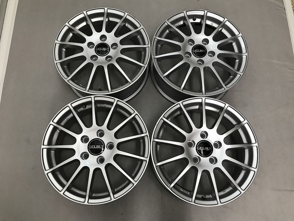 ◎小傷 良品 16inc 6.5J +46 112/5H 即納 個人宅OK 4本 検) VW ゴルフ5 ゴルフ6 ゴルフ7 パサート ビートル ポロ トゥーラン Audi A1 A3 TT