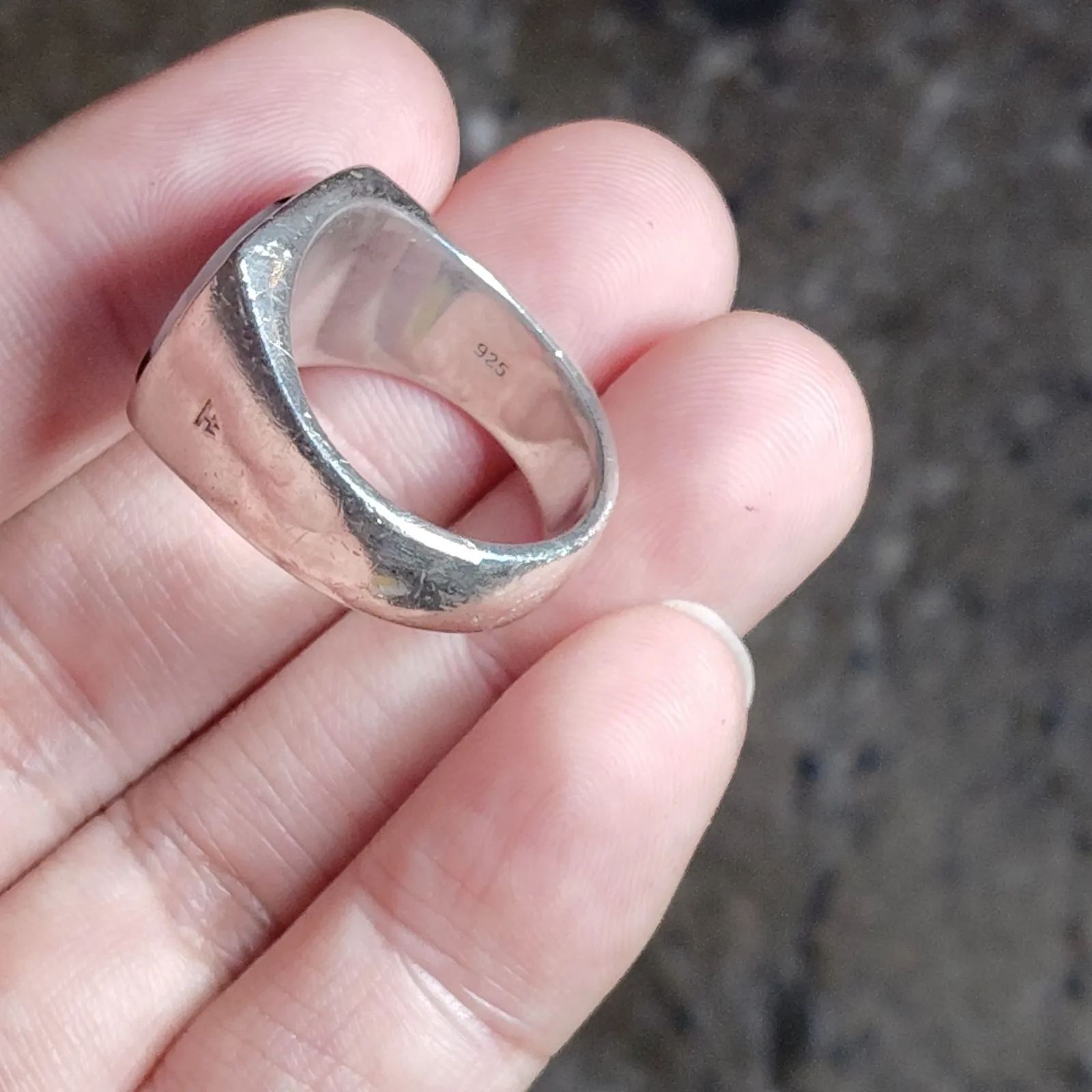 TOM WOOD Cushion Zebra Ring クッションゼブラロジウムリング 19号