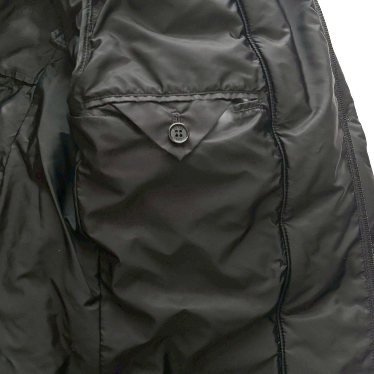 PRADA ブラック ダウンジャケット 46 PRADA プラダ ダウンジャケット メンズ 表記46 M〜L相当 ブラック 三角