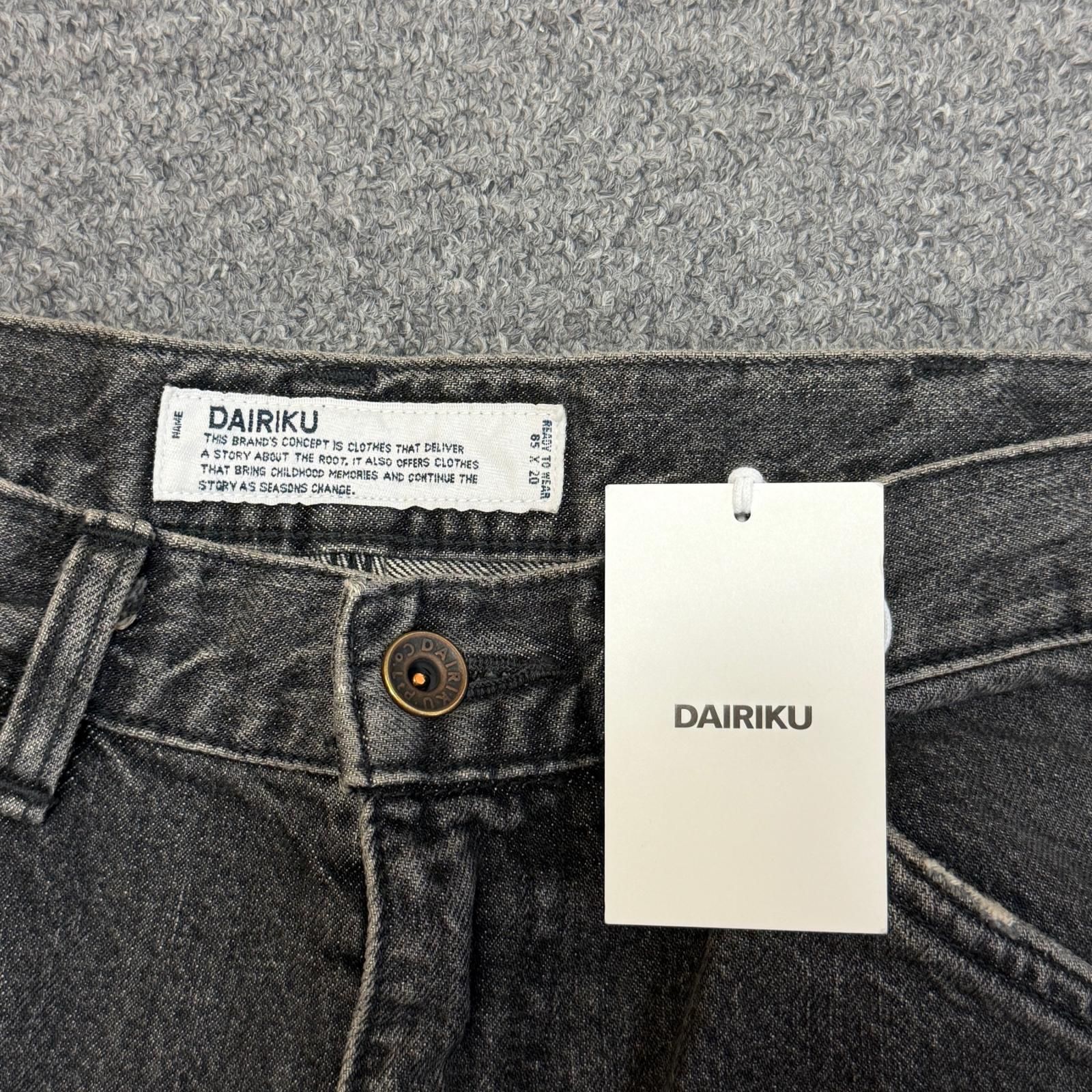 参考上代55000円 未使用 DAIRIKU 25AW Vintage Washed Painter Denim