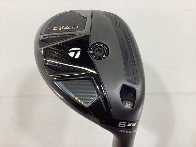 中古】テーラーメイド 【6U・人気】Qi4D ユーティリティ/REAX 65/S/28