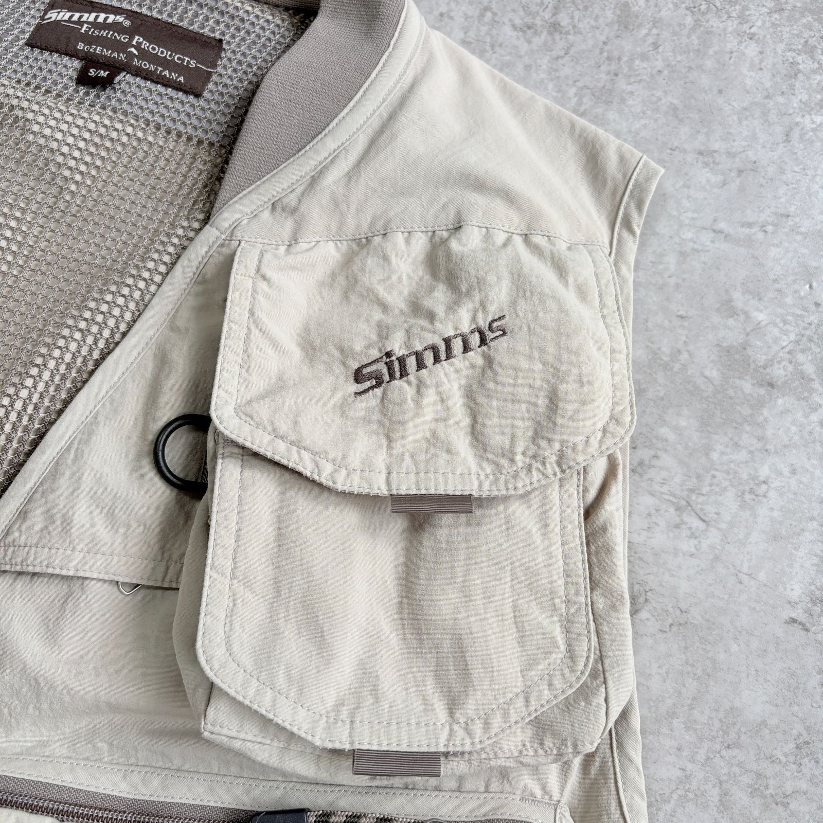 CANADA製 SIMMS Fishing Vest シムス フィッシングベスト - メルカリ