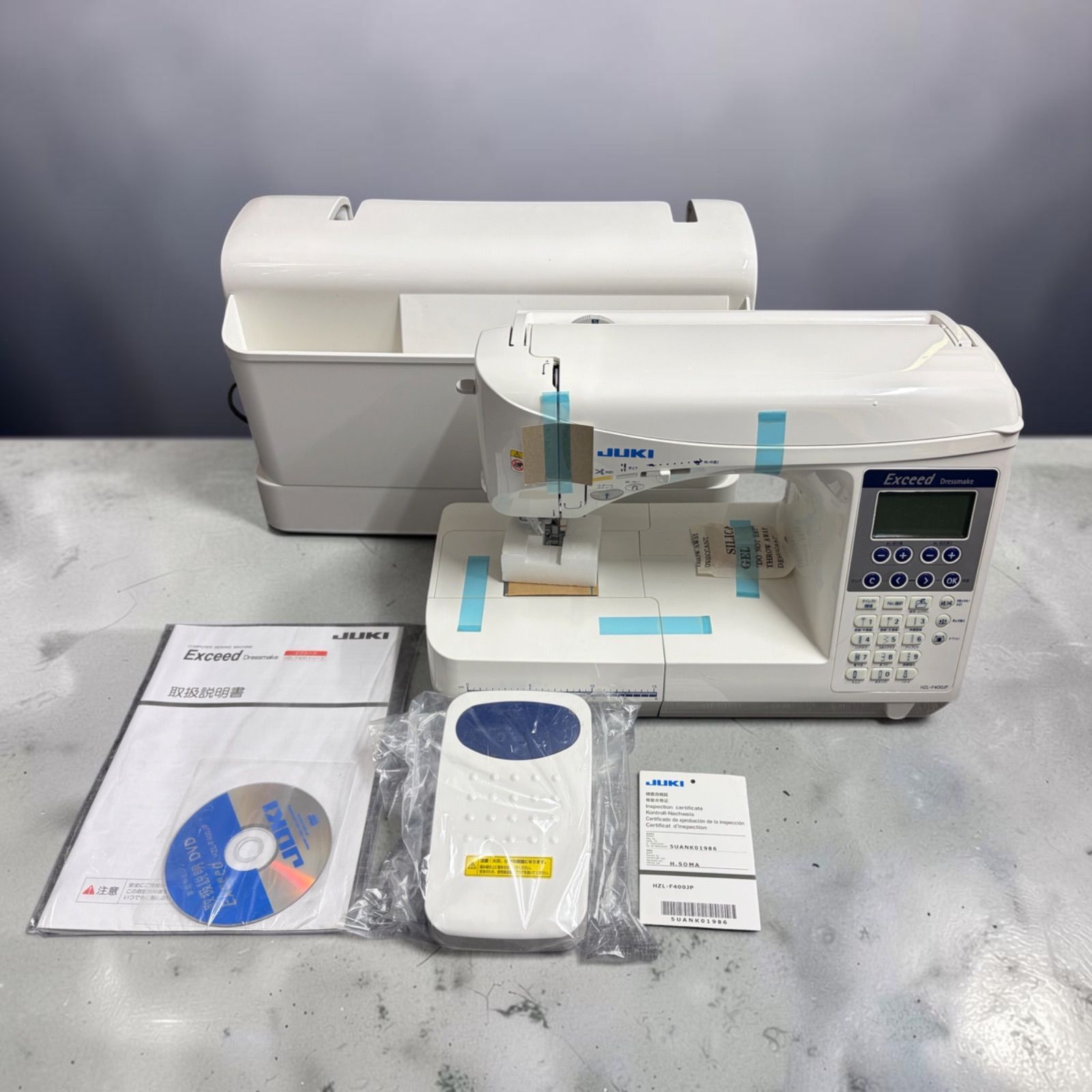 【未使用品】JUKI Exceed Dressmake HZL-F400JP コンピュータミシン