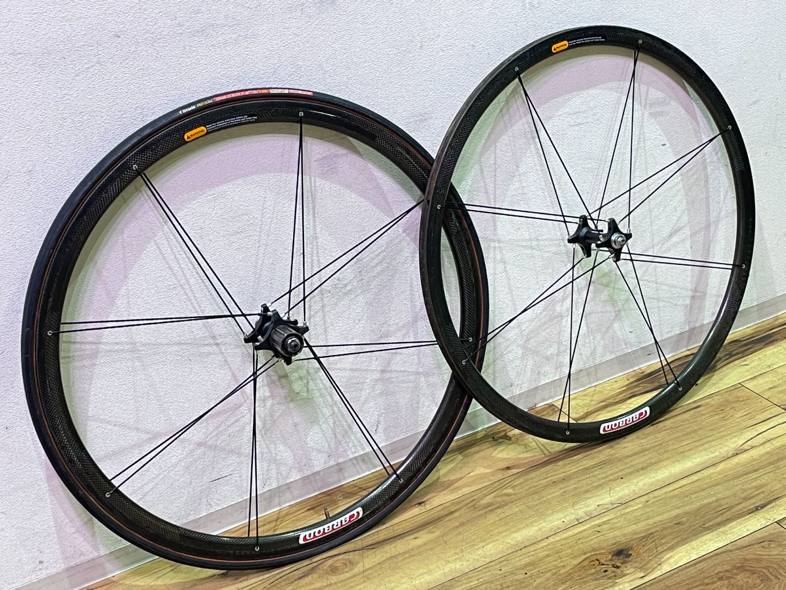 h0017 □USED□ SHIMANO シマノ WH-7700 カーボン リム 700C 100QR