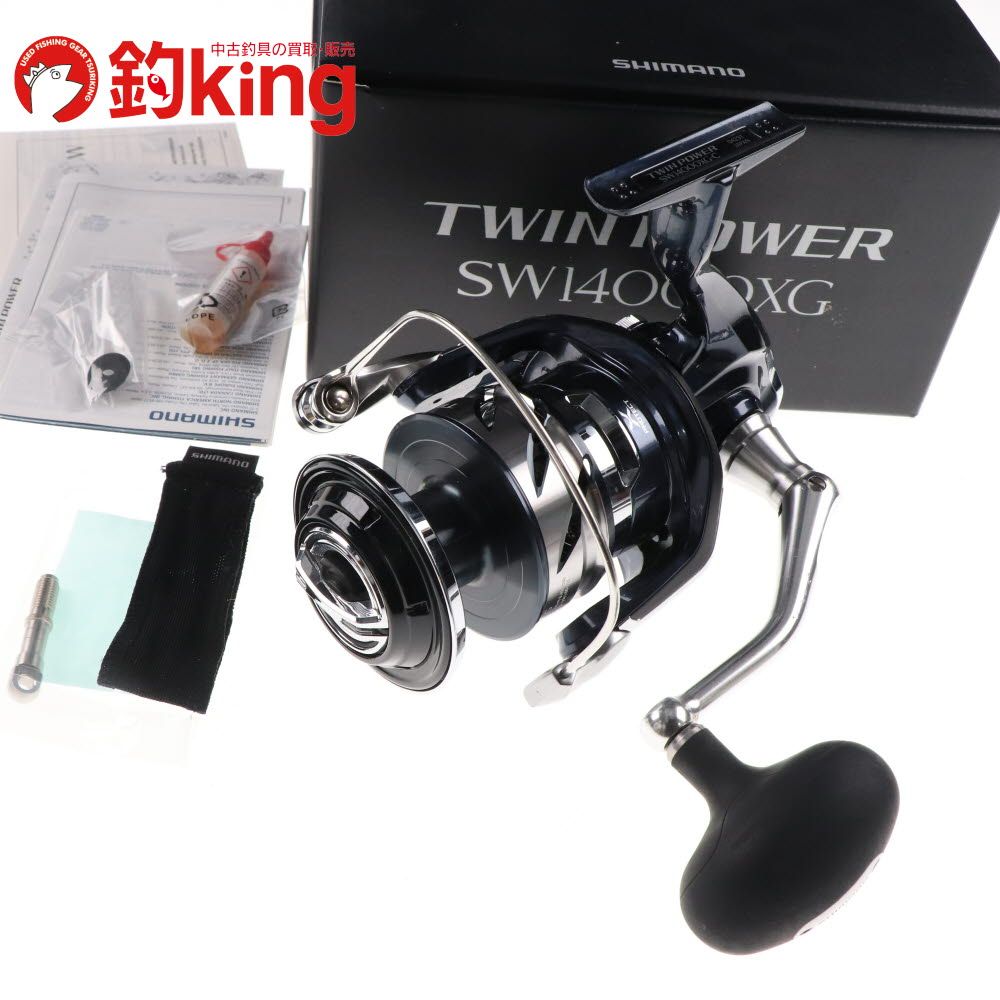 中古】 シマノ 21 ツインパワーSW 14000XG /G164M ロッド リール