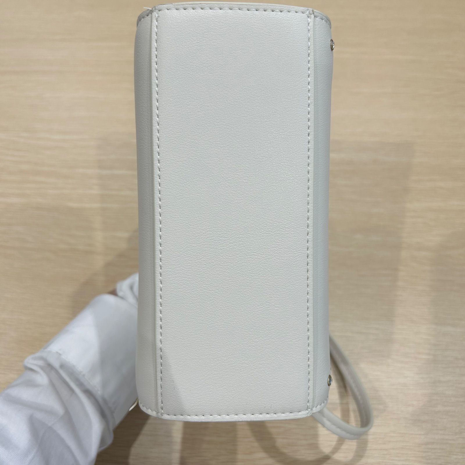 CELFORD ビジュースタッズポシェット S ショルダーバッグ アイボリー