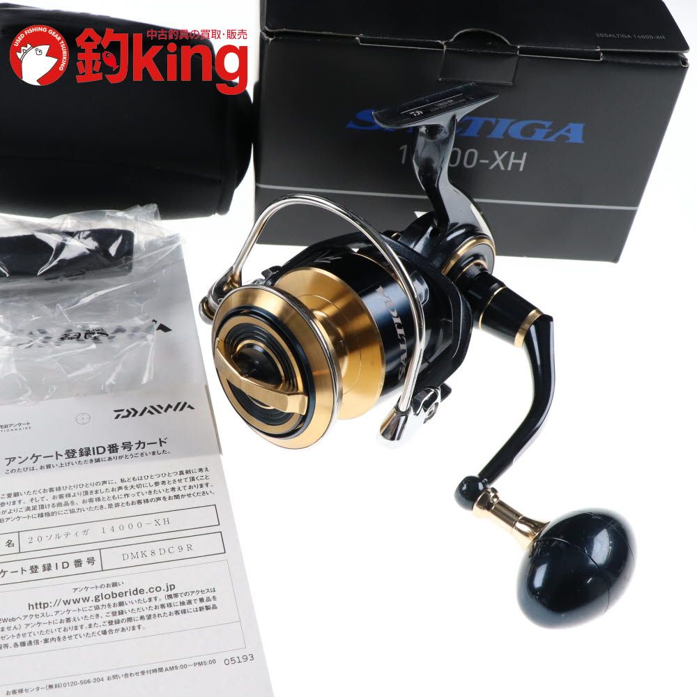 中古】 ダイワ 20 ソルティガ 14000-XH /G163M ロッド リール ルアー