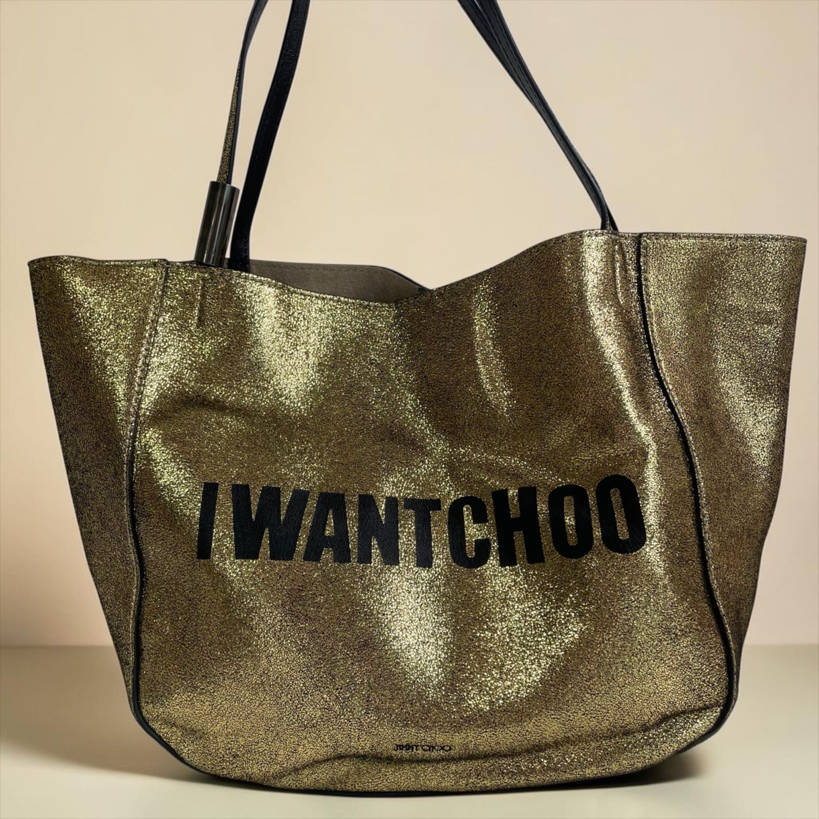 Jimmy Choo ジミーチュウ Stevie トートバッグ レディース ゴールド