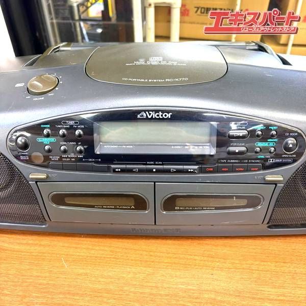 ジャンク品】ビクター RC-X770 CDラジカセ 本体+電源コードのみ