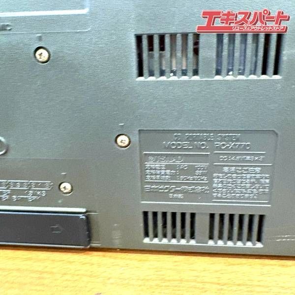 ジャンク品】ビクター RC-X770 CDラジカセ 本体+電源コードのみ