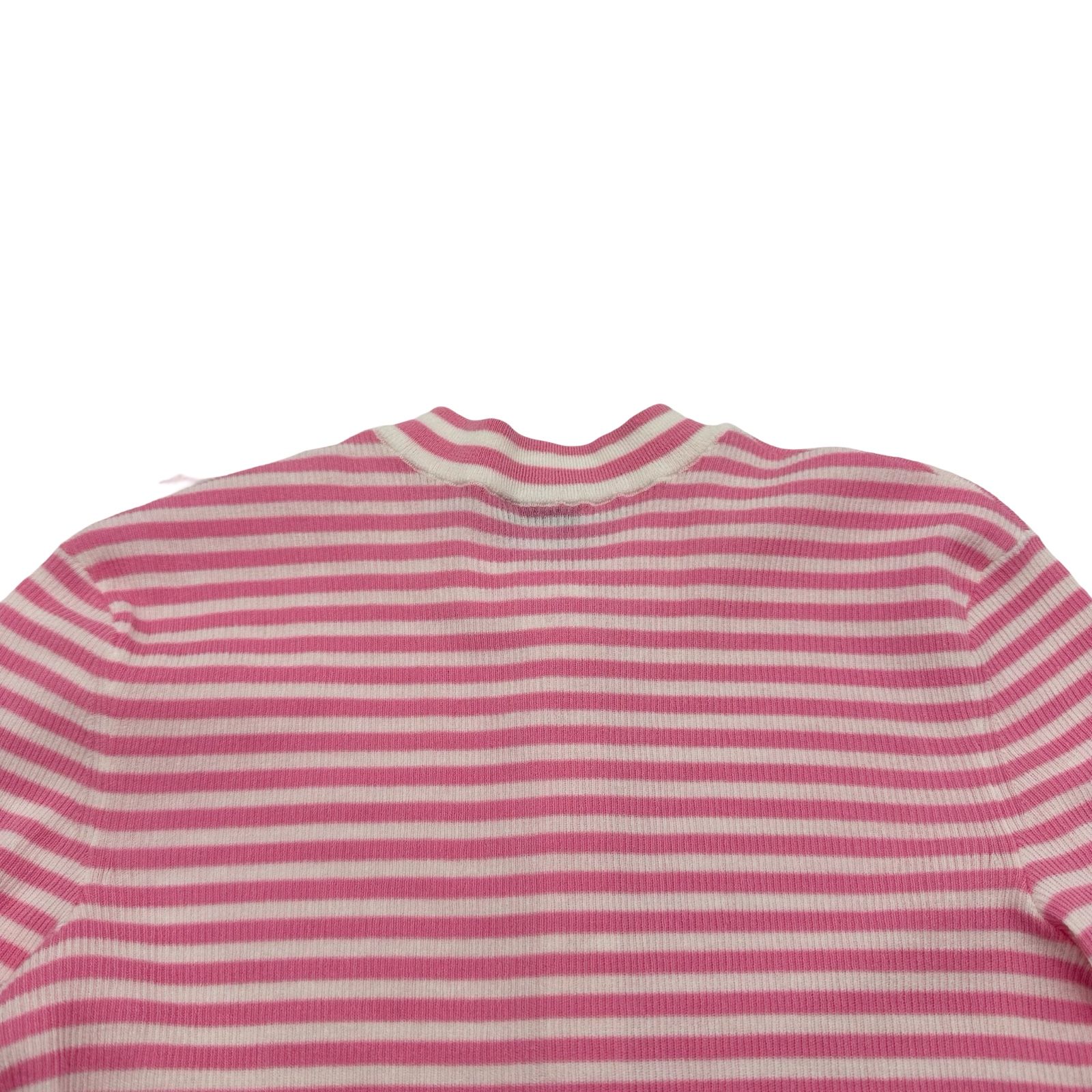 シャネル CHANEL ココマークボタンボーダーニットカットソー P76521