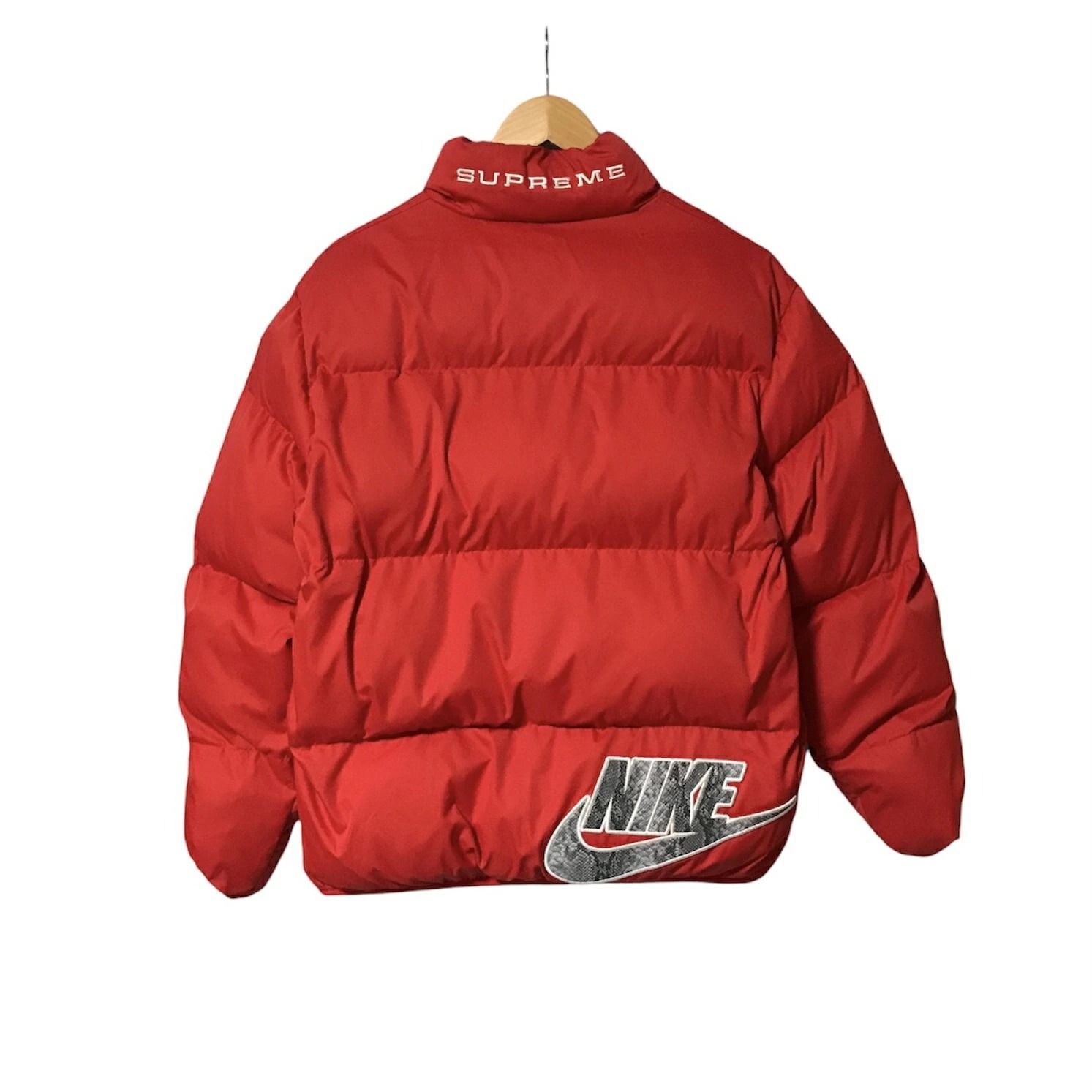 城東75-050/併売] NIKE × SUPREME 21SS Reversible Puffer Jacket 