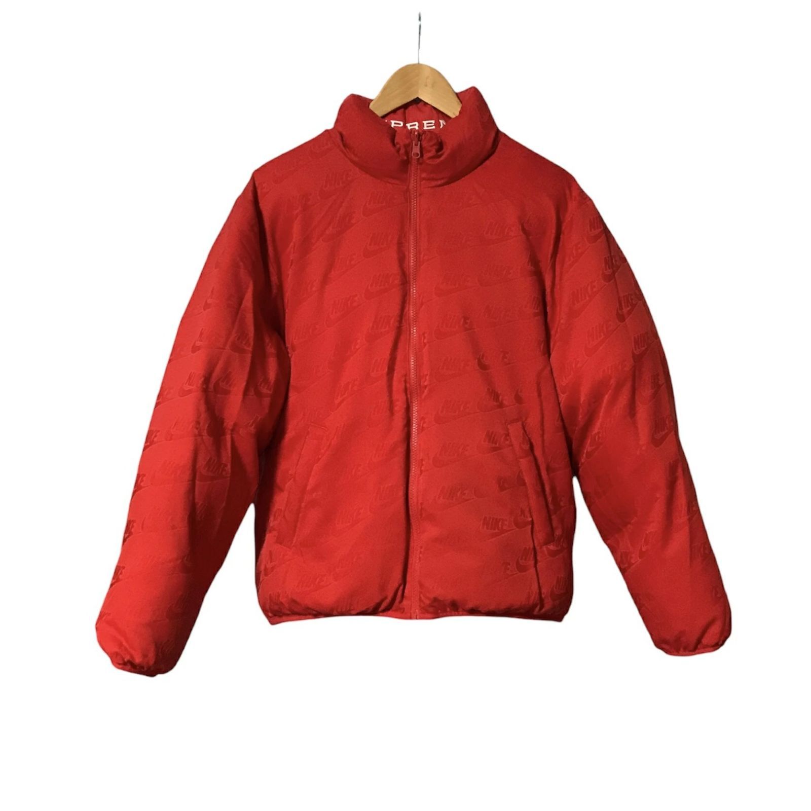 城東75-050/併売] NIKE × SUPREME 21SS Reversible Puffer Jacket 