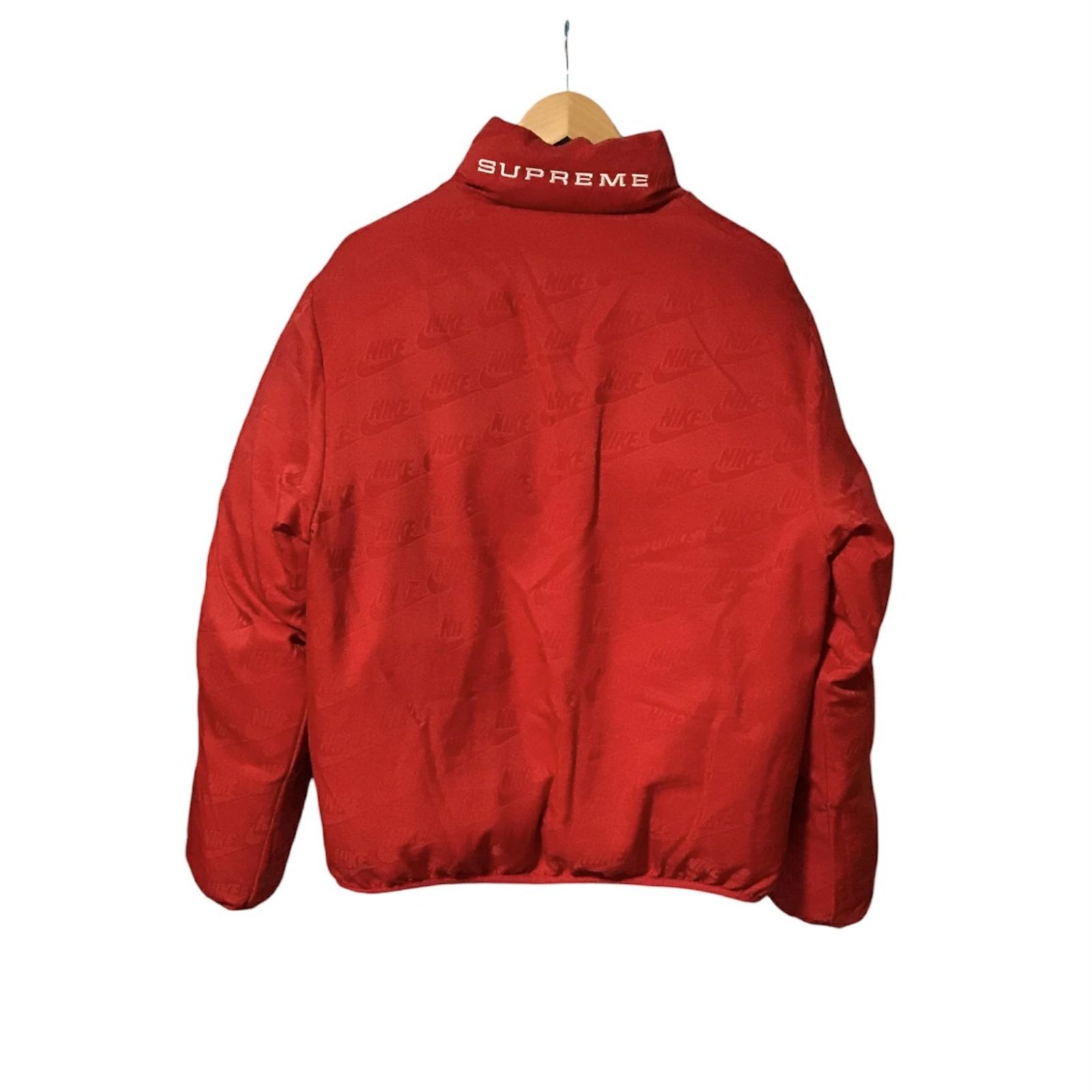 城東75-050/併売] NIKE × SUPREME 21SS Reversible Puffer Jacket 