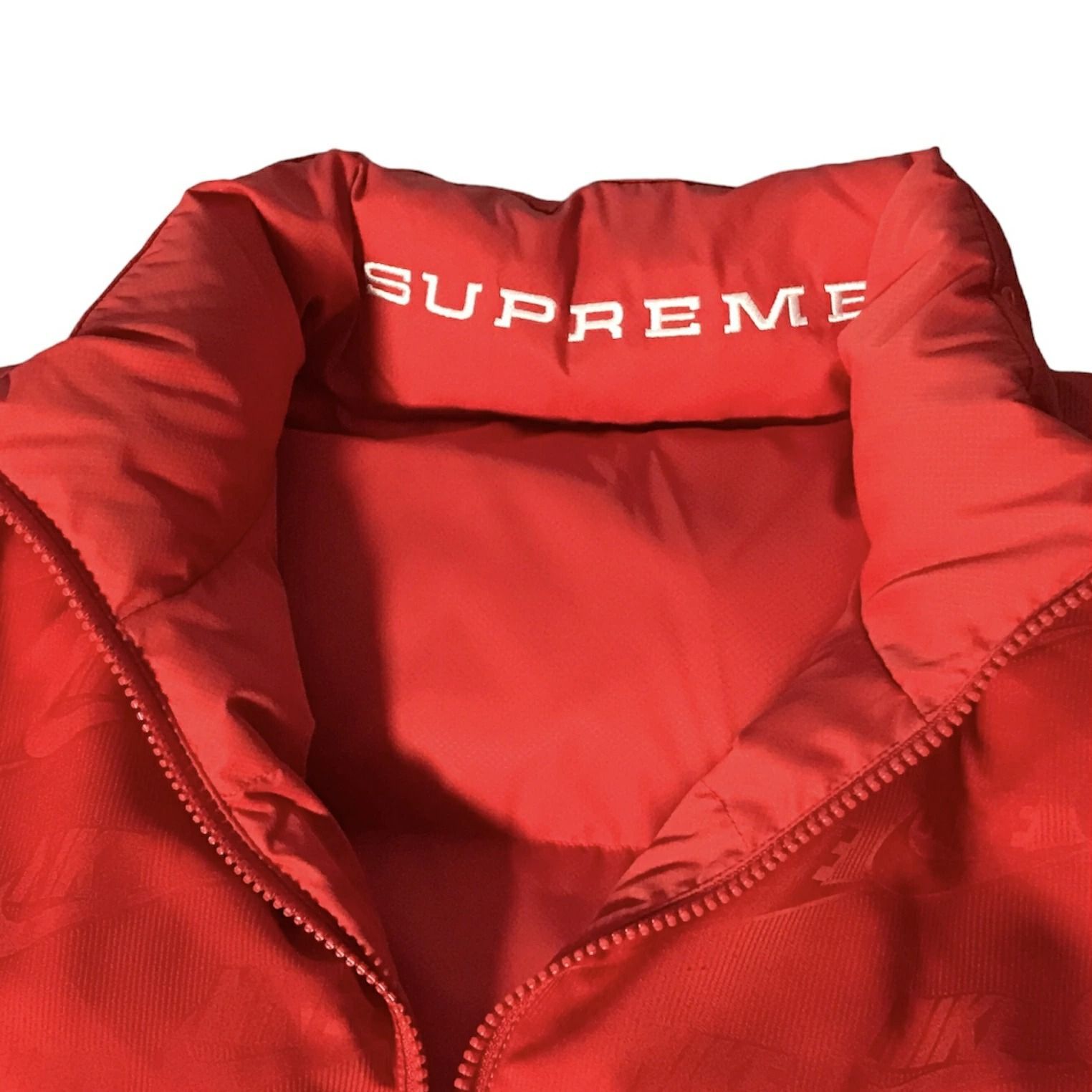 城東75-050/併売] NIKE × SUPREME 21SS Reversible Puffer Jacket 