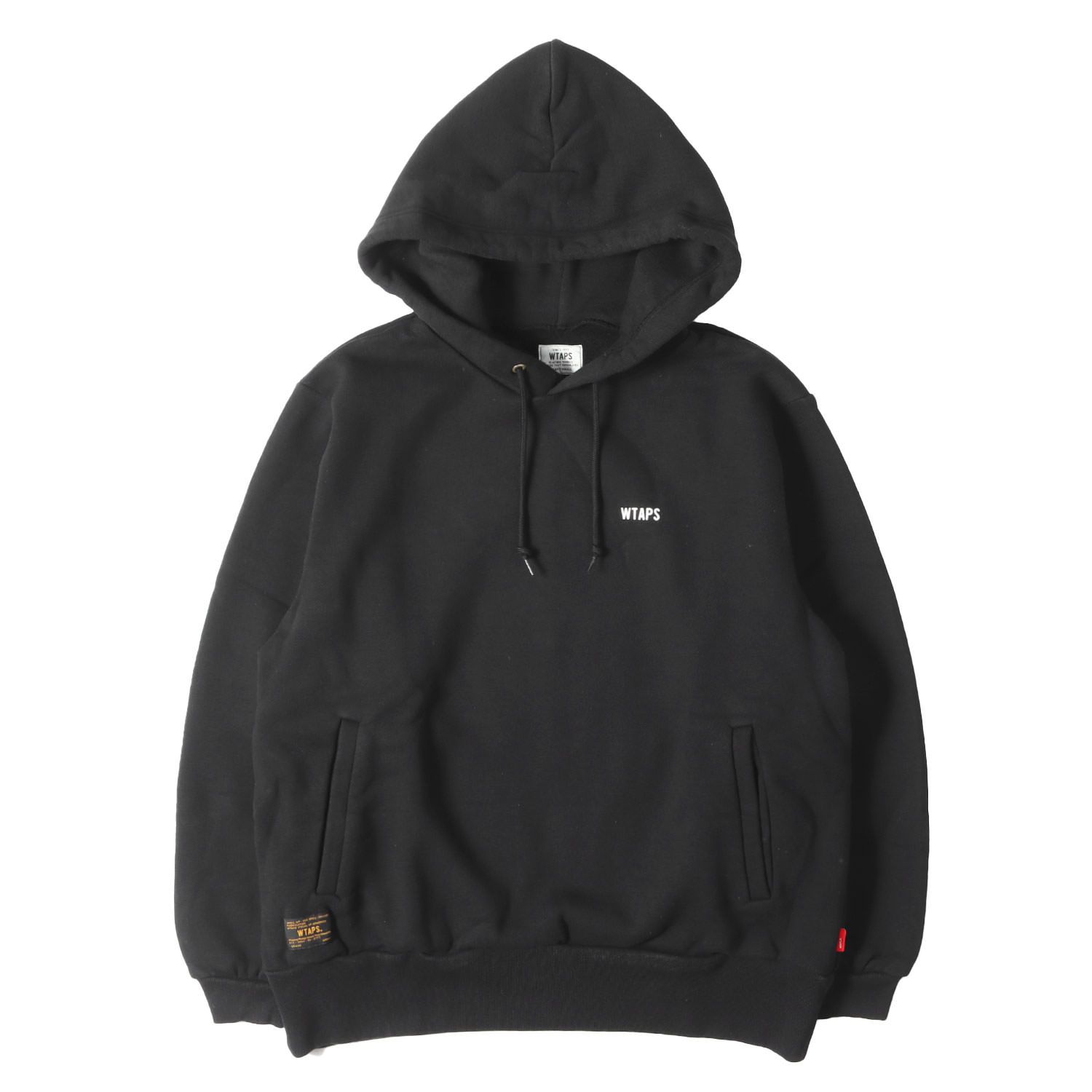 新品】WTAPS ダブルタップス パーカー ブラック 黒 サイズ:S | クロス