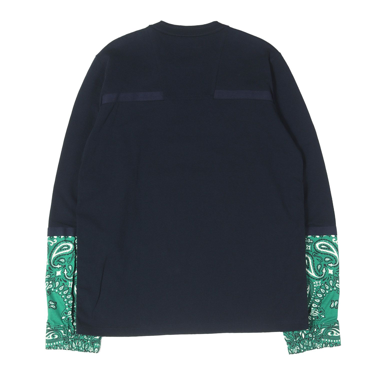 美品】Sacai サカイ Tシャツ ネイビー 紺 サイズ:2 | 22SS バンダナ 