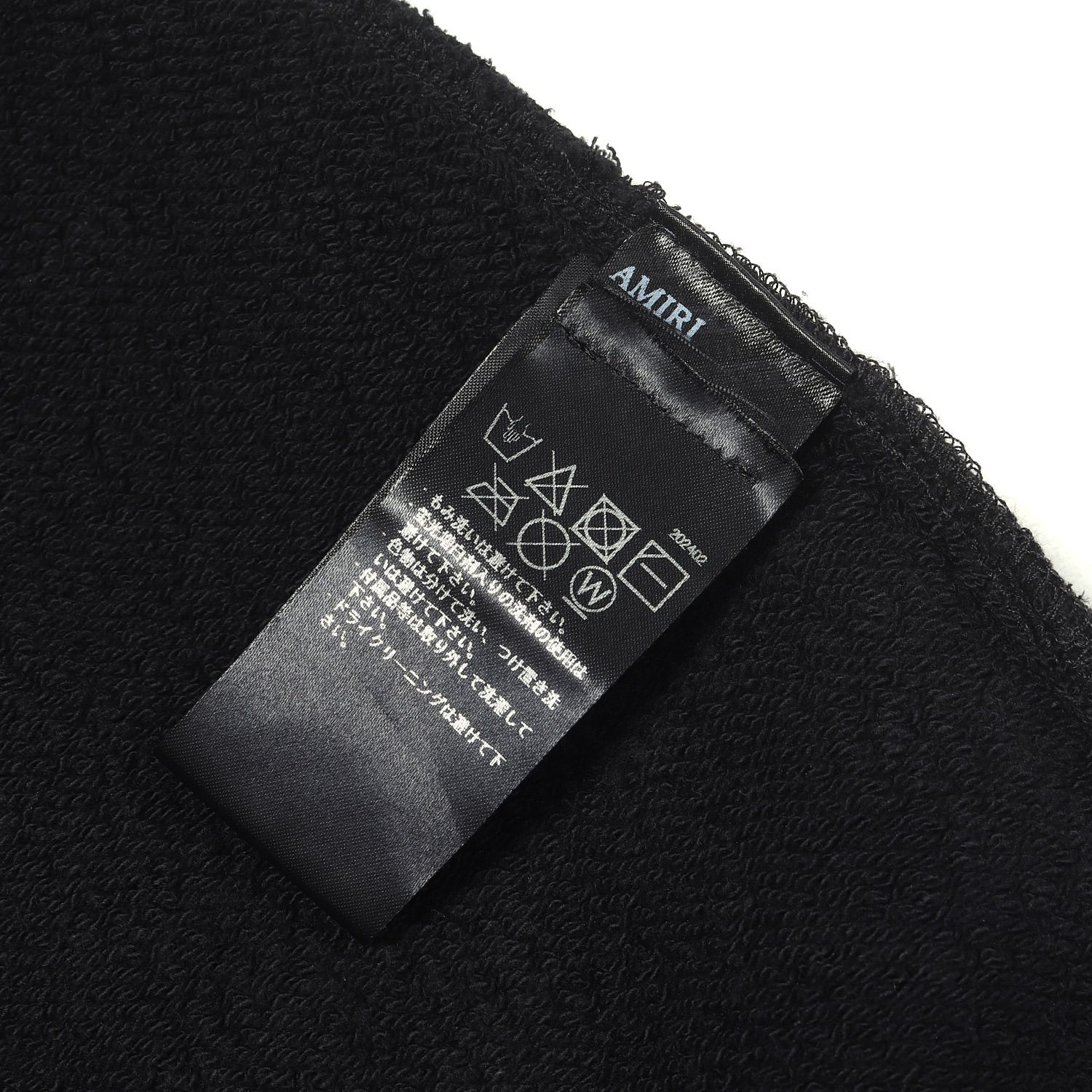 美品】AMIRI アミリ パンツ ブラック 黒 サイズ:L | 26SS ロゴ