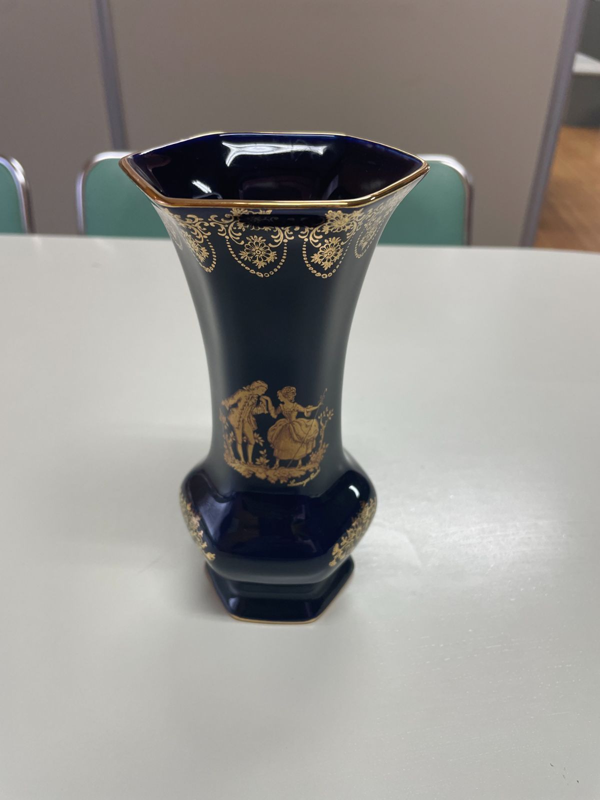 LIMOGES CASTEL リモージュ 花瓶 フラワーベース 22K - メルカリ