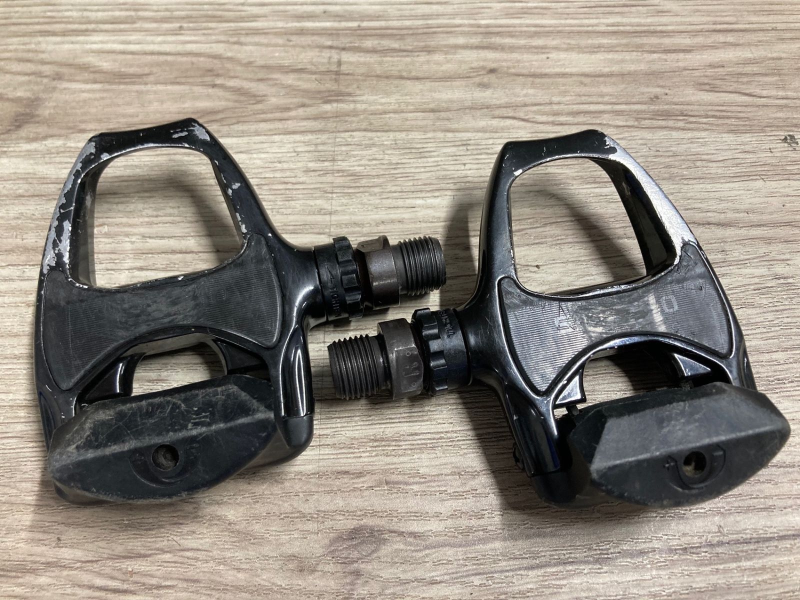 JV042 シマノ SHIMANO PD-R540 ビンディングペダル SPD-SL 黒 - メルカリ