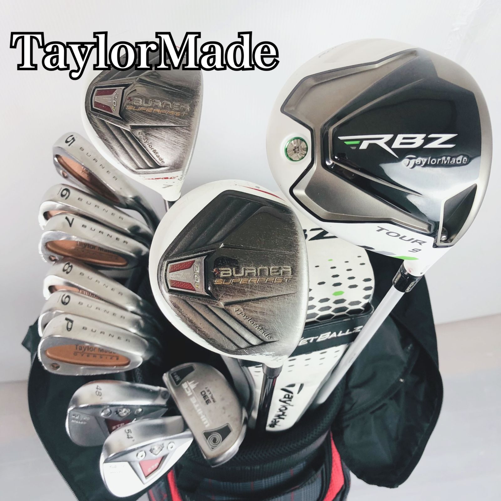 保証付】TaylorMade テーラーメイド RBZ BURNER ゴルフクラブ フル