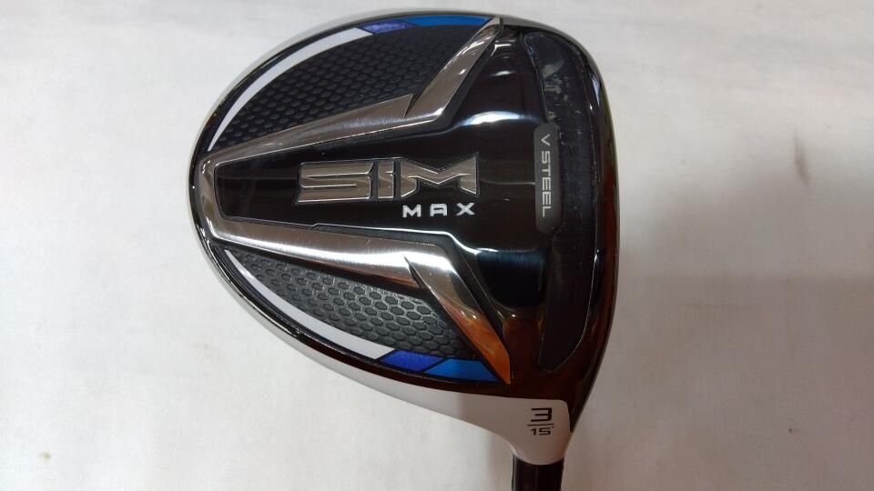テーラーメイド　SIM MAX　15度　TENSEI BLUE TM50　SRフレックス　フェアウェイウッド　中古　ゴルフドゥ！松前R56店【最短即日発送】