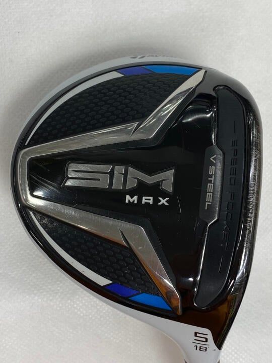 テーラーメイド　SIM MAX　18度　TENSEI BLUE TM50　Sフレックス　フェアウェイウッド　中古　ゴルフドゥ！倉敷笹沖店【最短即日発送】