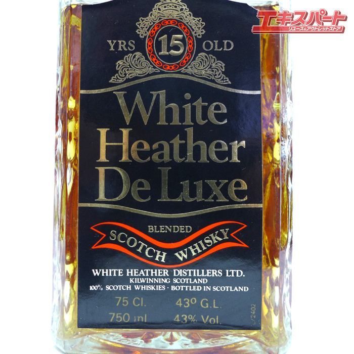 未開栓 White Heather Deluxe 15年 750ml 43% - メルカリ
