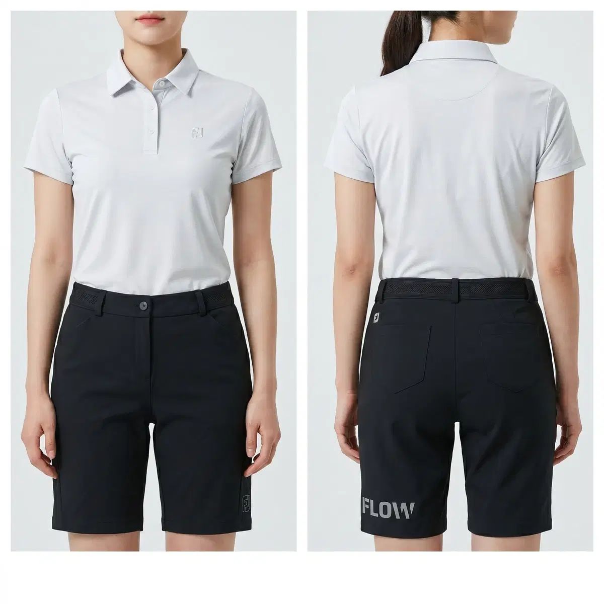 FootJoy フットジョイ レディース FLOW ゴルフ ハーフパンツ ブラック 67サイズ